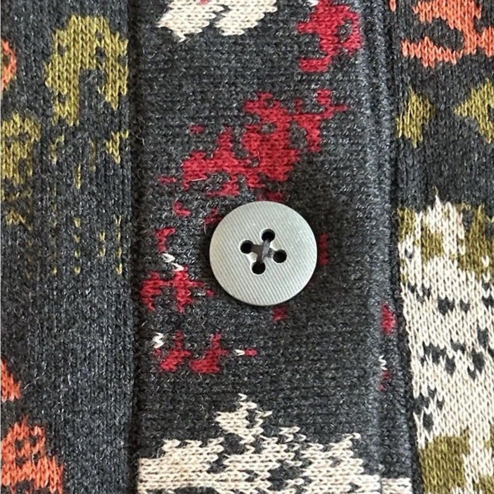 J. Jill Madison Floral Duster Long Cardigan Sweater 4X Spring Alpaca Wool Blend - Picture 9 of 15